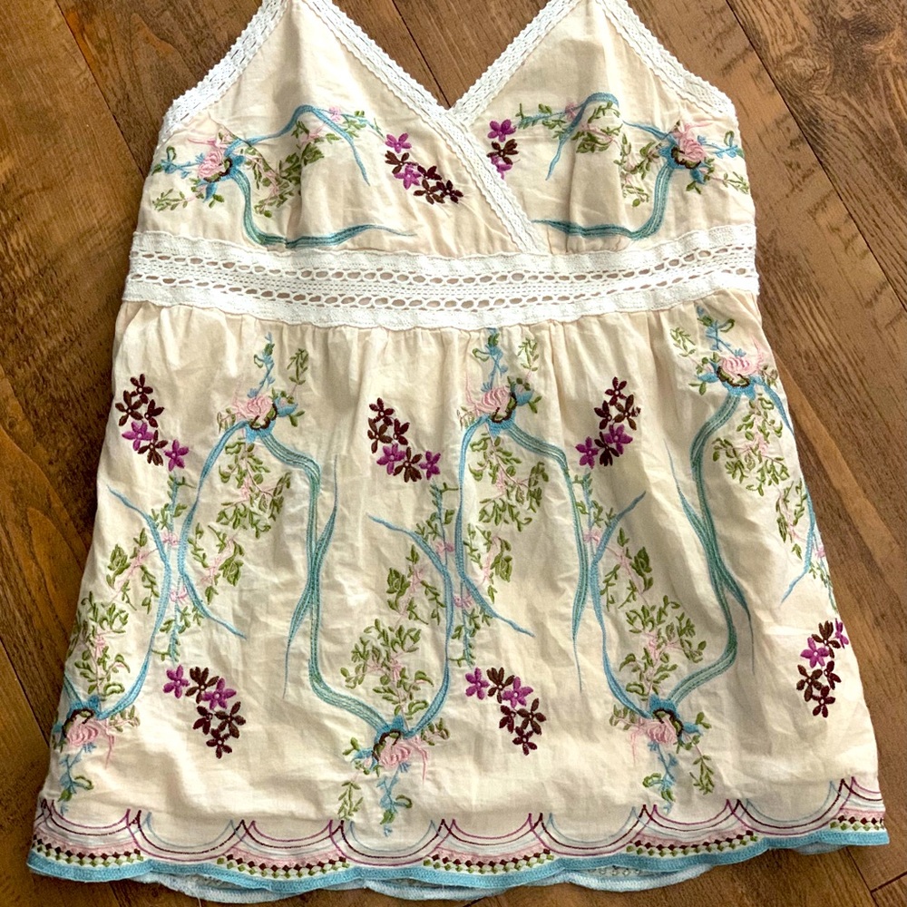 SOLD! Boho Camisole Shell by Hazel Haze